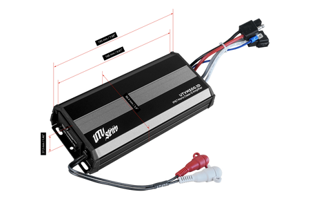 M-Series 500W Mono Amplifier | UTVM-500.1D UTV Stereo