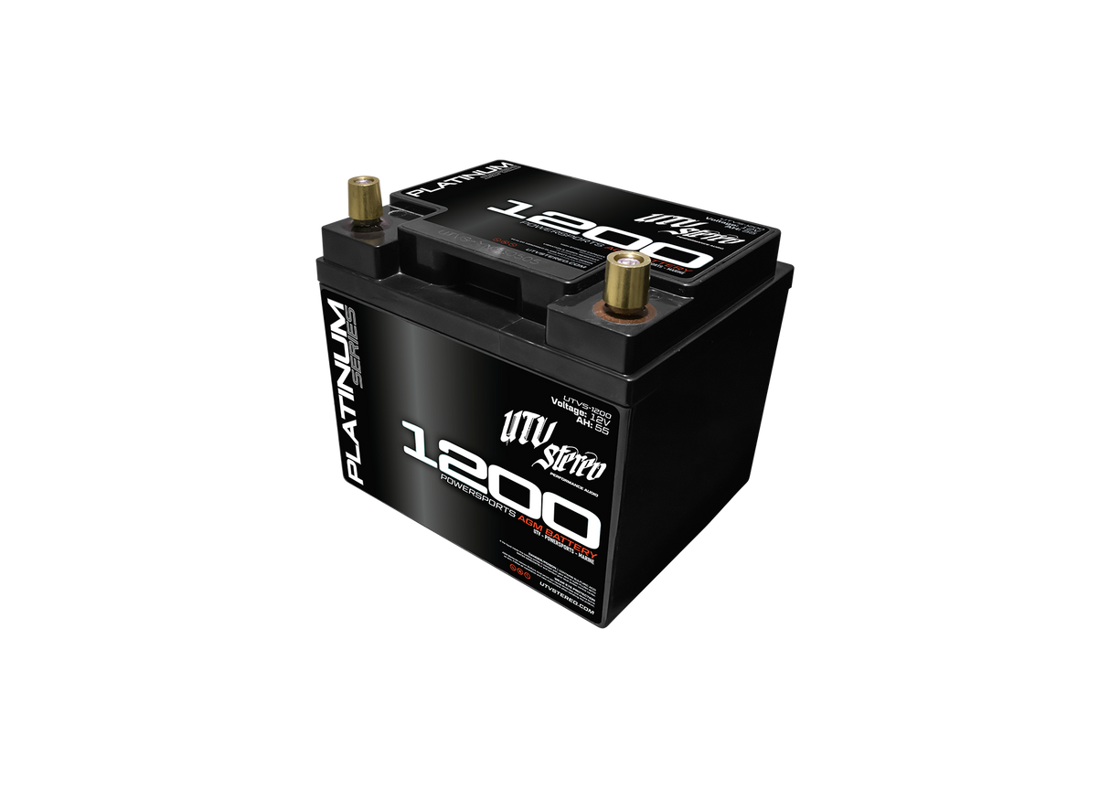 Platinum Series AGM 1200 Battery | UTVS-1200 UTV Stereo