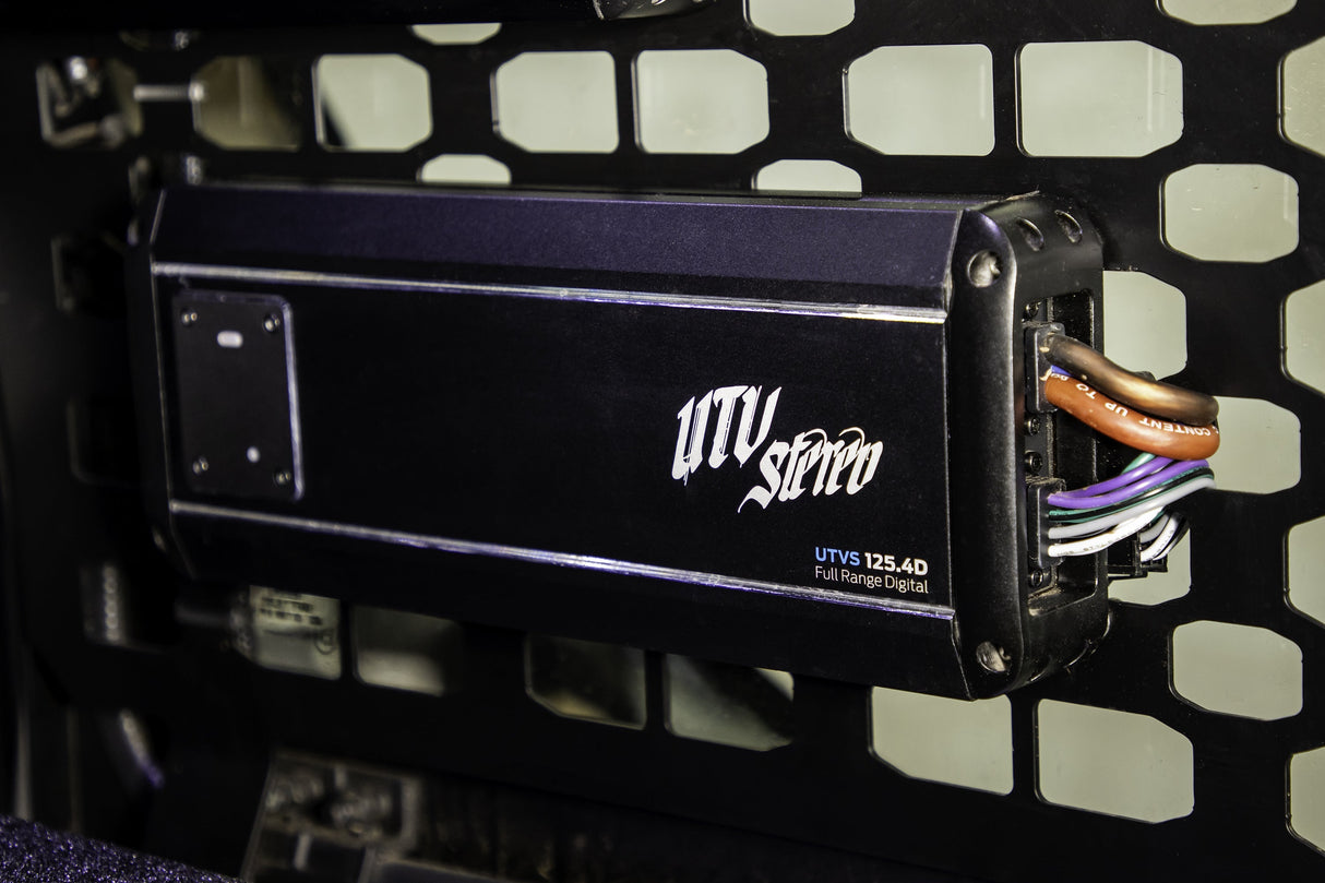 Signature Series 800W 4-Channel Amplifier | UTVS125.4D Kawasaki UTV Stereo