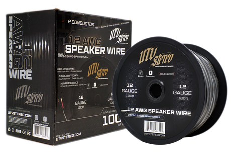 12 AWG Speaker Wire Roll - 12ft | UTVS-12AWG-SPWIRE-12 UTV Stereo