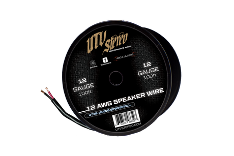 12 AWG Speaker Wire Roll - 12ft | UTVS-12AWG-SPWIRE-12 UTV Stereo