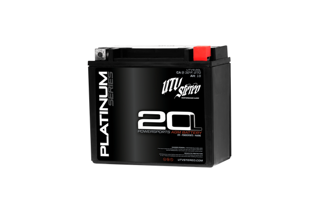 Platinum Series AGM 20L Battery | UTVS-20L UTV Stereo