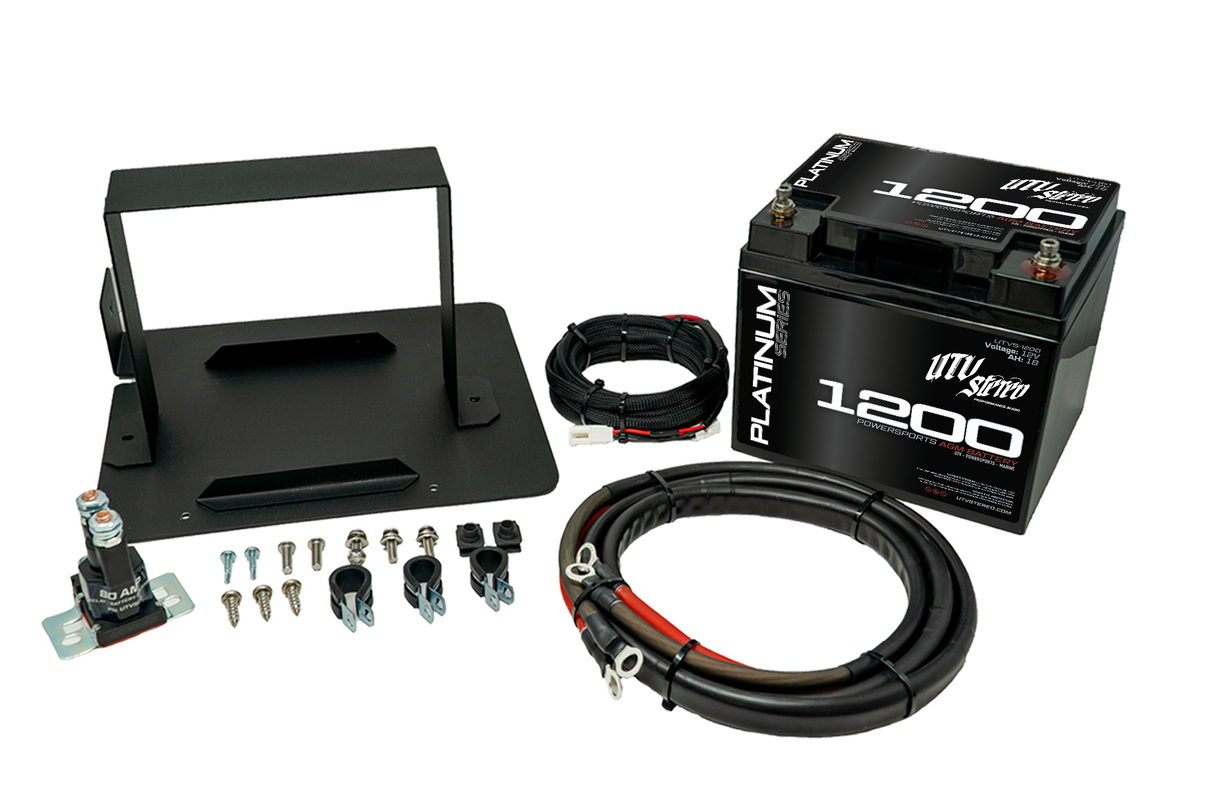 Can-Am® Defender HD10 2nd Battery Kit | UTVS-DEF-2BATT-KIT UTV Stereo