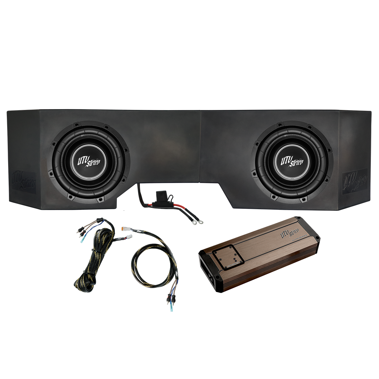 Can-Am® Defender HD10 1200W Dual 10" Subwoofer Kit  | UTVS-DEF-SUB-1200-2 UTV Stereo