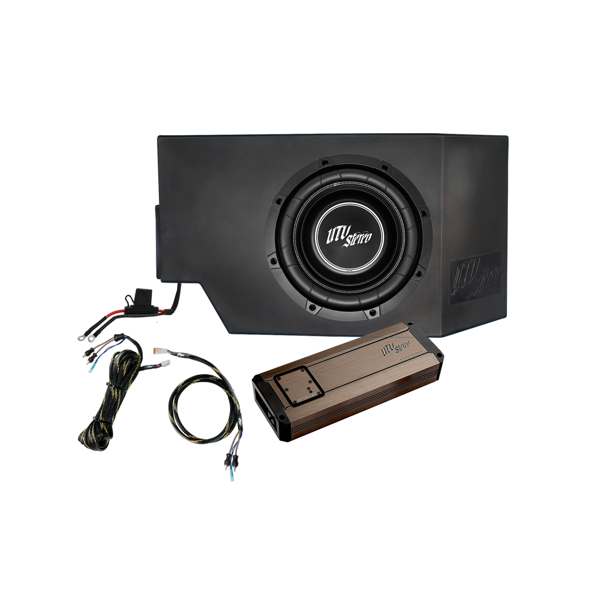 Can-Am® Defender HD10 1200W Single Side 10" Subwoofer Kit  | UTVS-DEF-SUB-1200 UTV Stereo