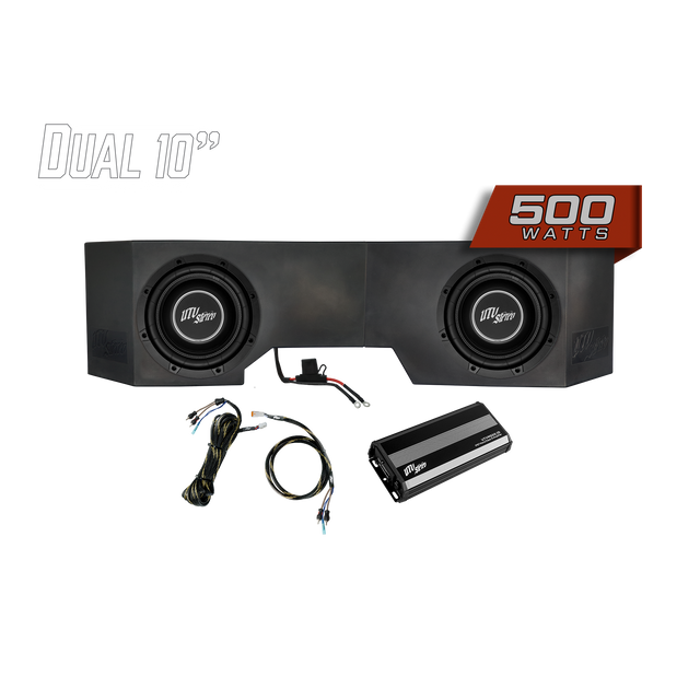 Can-Am® Defender HD10 500W Dual 10" Subwoofer Kit | UTVS-DEF-SUB-500-2 UTV Stereo