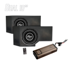 Can-Am® Defender HD11 1200W Dual 10" Subwoofer Kit | UTVS-DEF2-1200-2-GO UTV Stereo