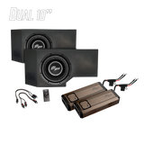 Can-Am® Defender HD11 2400W Dual 10" Subwoofer Kit | UTVS-DEF2-2400-2-GO UTV Stereo
