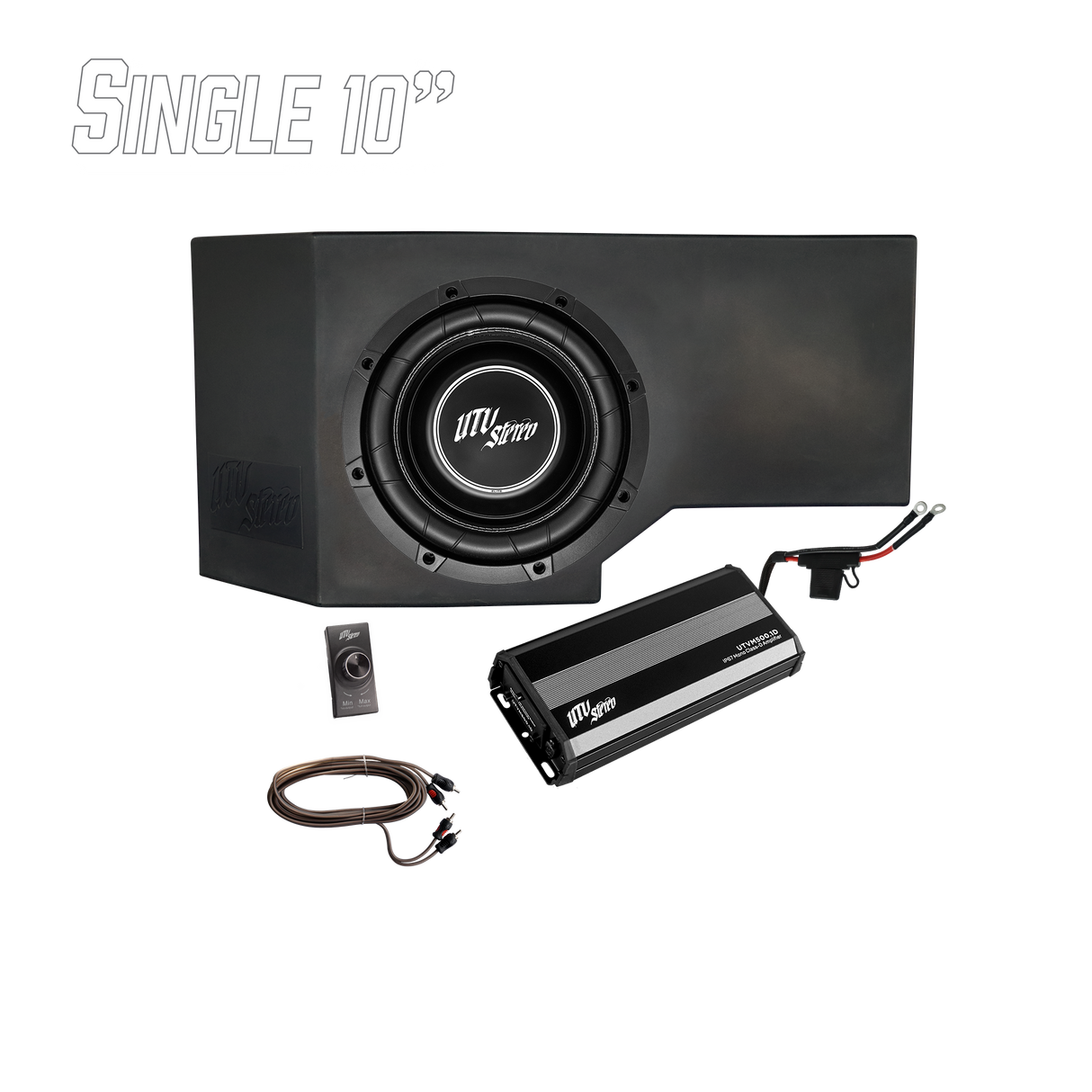 Can-Am® Defender HD11 500W Single 10" Subwoofer Kit | UTVS-DEF2-500-1-GO UTV Stereo