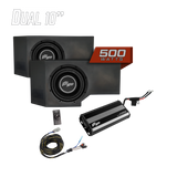 Can-Am® Defender HD11 500W Dual 10" Subwoofer Kit | UTVS-DEF2-500-2-GO UTV Stereo