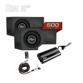 Can-Am® Defender HD11 500W Dual 10" Subwoofer Kit | UTVS-DEF2-500-2-GO UTV Stereo