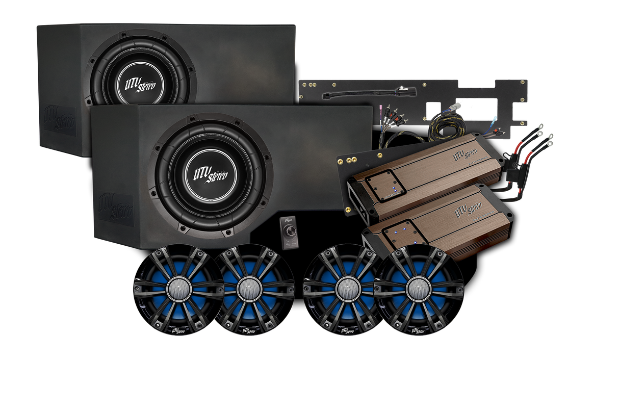 Can-Am® Defender HD11 BRP GO! Dual Subwoofer Stage 7 Stereo Kit | UTVS-DEF2-S7-GO UTV Stereo