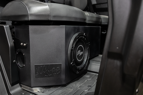 Can-Am® Defender HD11 Vented 10" Front Passenger Subwoofer Enclosure Unloaded | UTVS-DEF2-VENC-PASS-10-FRONT UTV Stereo