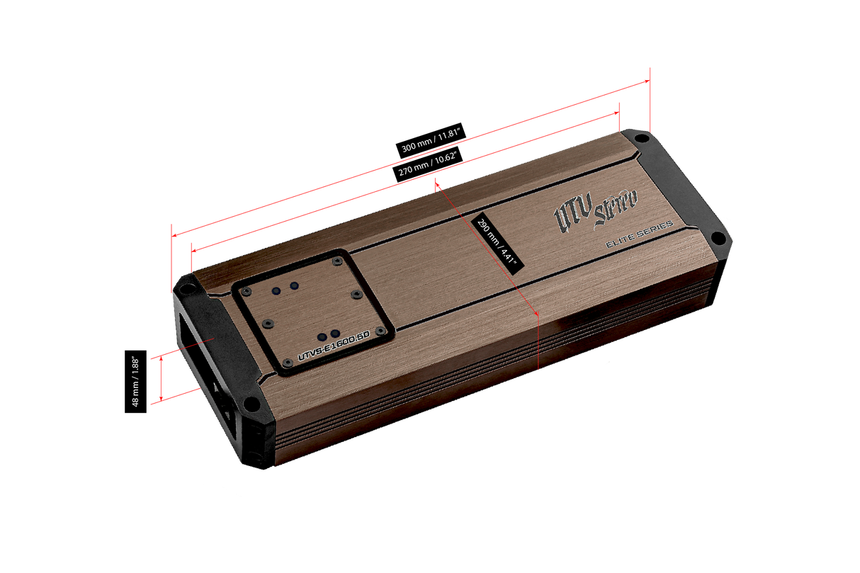 Elite Series 1600W 5-Channel Amplifier | UTVS-E1600.5D Kawasaki UTV Stereo