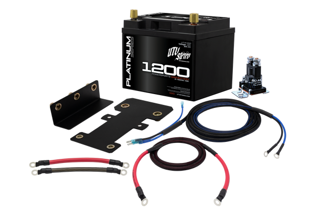 Kawasaki Teryx H2 2nd Battery Kit | UTVS-H2-2BATT-KIT UTV Stereo