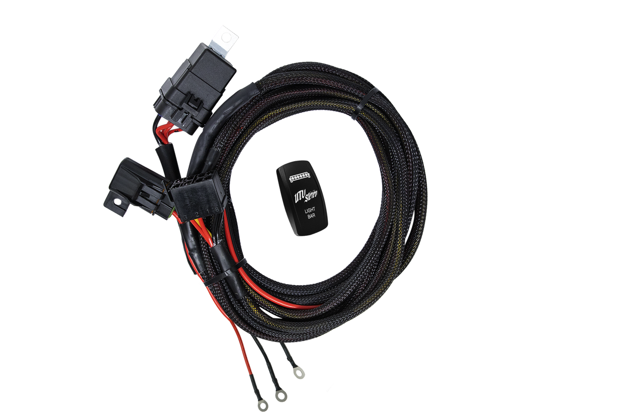 High Current Harness + Rocker Switch | UTVS-HRN-HC-RKR UTV Stereo