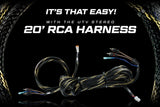 20' RCA Harness | UTVS-HRN-RCA-20 UTV Stereo