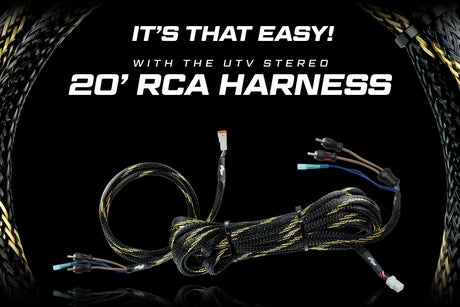 20' RCA Harness | UTVS-HRN-RCA-20 UTV Stereo
