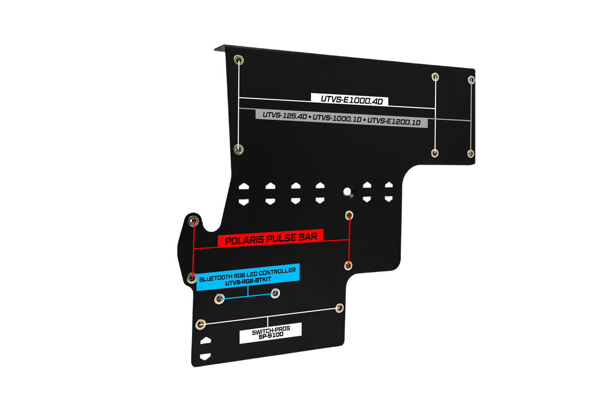 '20-'26 Polaris® RZR® Pro Series Pulse Bar Amplifier Mount  | UTVS-PRO-AMPMT-PB UTV Stereo