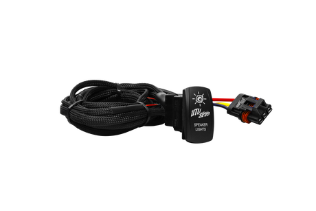 RZR® Pro Series Low Current Harness + Rocker Switch & Pulse Bar Plug | UTVS-PRO-HRN-LC-RKR UTV Stereo