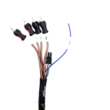 '20-'26 RZR® Pro Series Ride Command Front & Rear RCA Output + Speaker Wire & Remote | UTVS-PRO-RC-RCA-OUT UTV Stereo