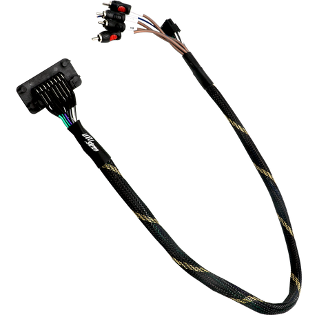 '20-'26 RZR® Pro Series Ride Command Front & Rear RCA Output + Speaker Wire & Remote | UTVS-PRO-RC-RCA-OUT UTV Stereo