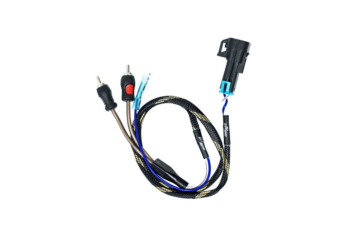 '20-'26 RZR® Pro Series Ride Command Subwoofer RCA Output Harness + Remote | UTVS-PRO-RC-SUB-OUT UTV Stereo