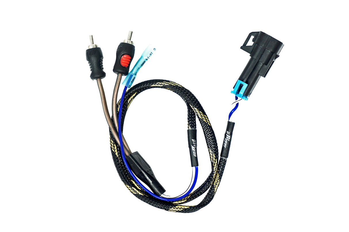 Polaris® Ranger 1500 Subwoofer RCA Output Harness | UTVS-RNG-RC-SUB-OUT UTV Stereo