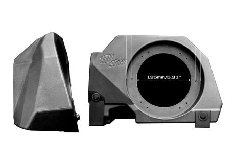 '20-'26 RZR® Pro Series 6.5" Rear Seat Speaker Pods V3  - Unloaded | UTVS-PRO-RP65 UTV Stereo