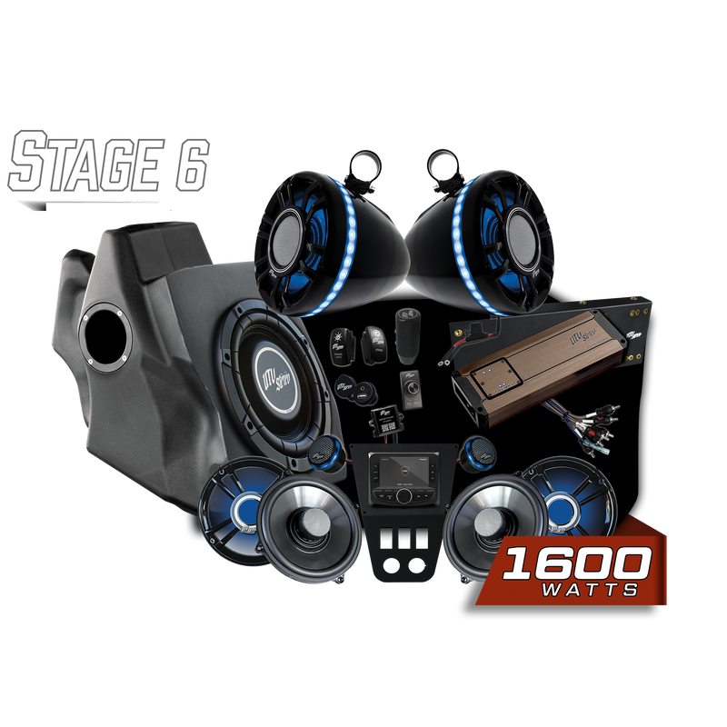 20-24 RZR® Pro Series Elite Stage 6 Stereo Kit | UTVS-PRO-S6-E