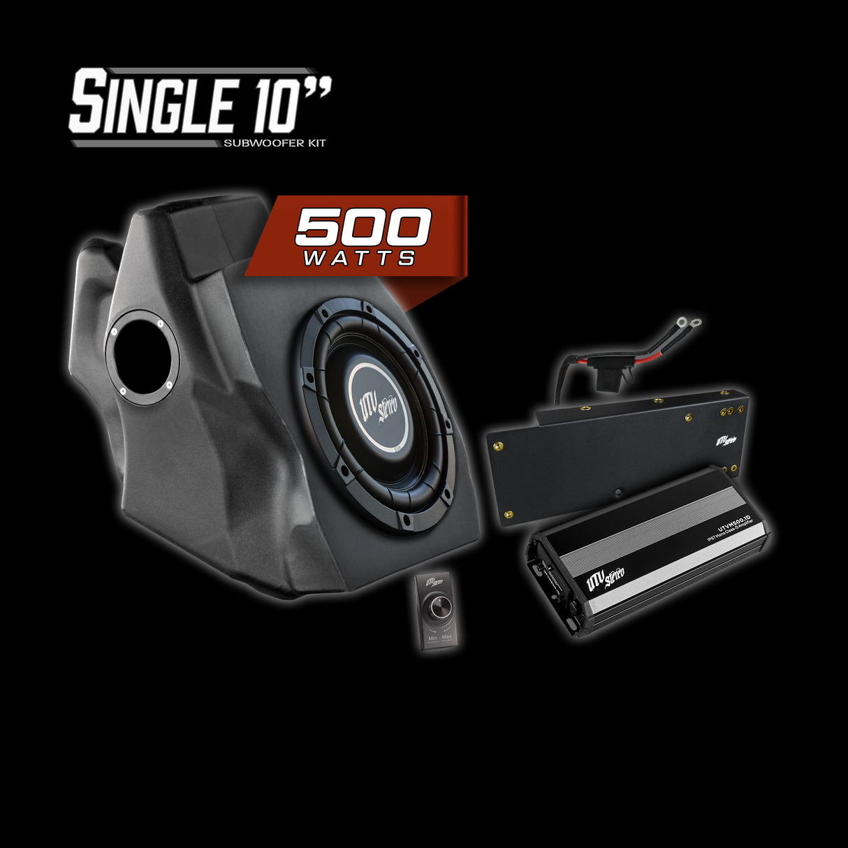 '20-'24 RZR® Pro Series 500W Subwoofer Kit | UTVS-PRO-SUB-500-1 UTV Stereo