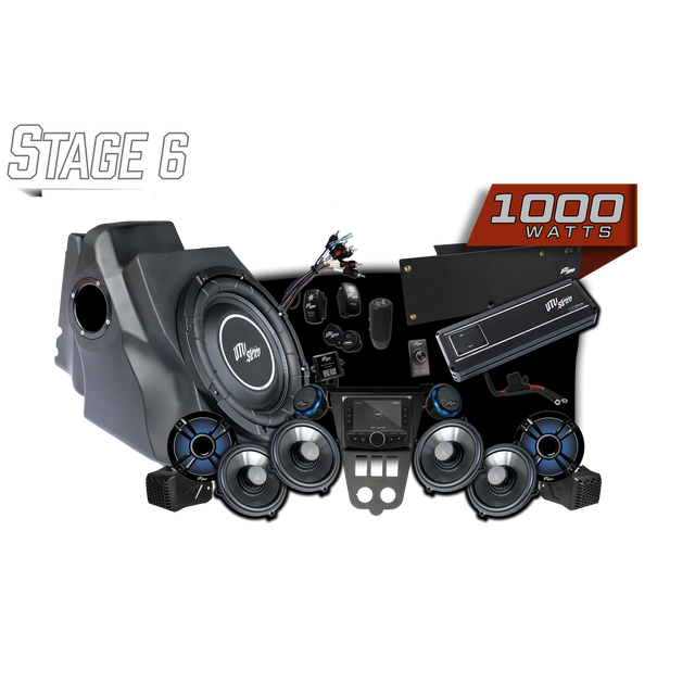 '25-'26 RZR® Pro Series Signature Stage 6 Stereo Kit | UTVS-PRO2-S6-S UTV Stereo