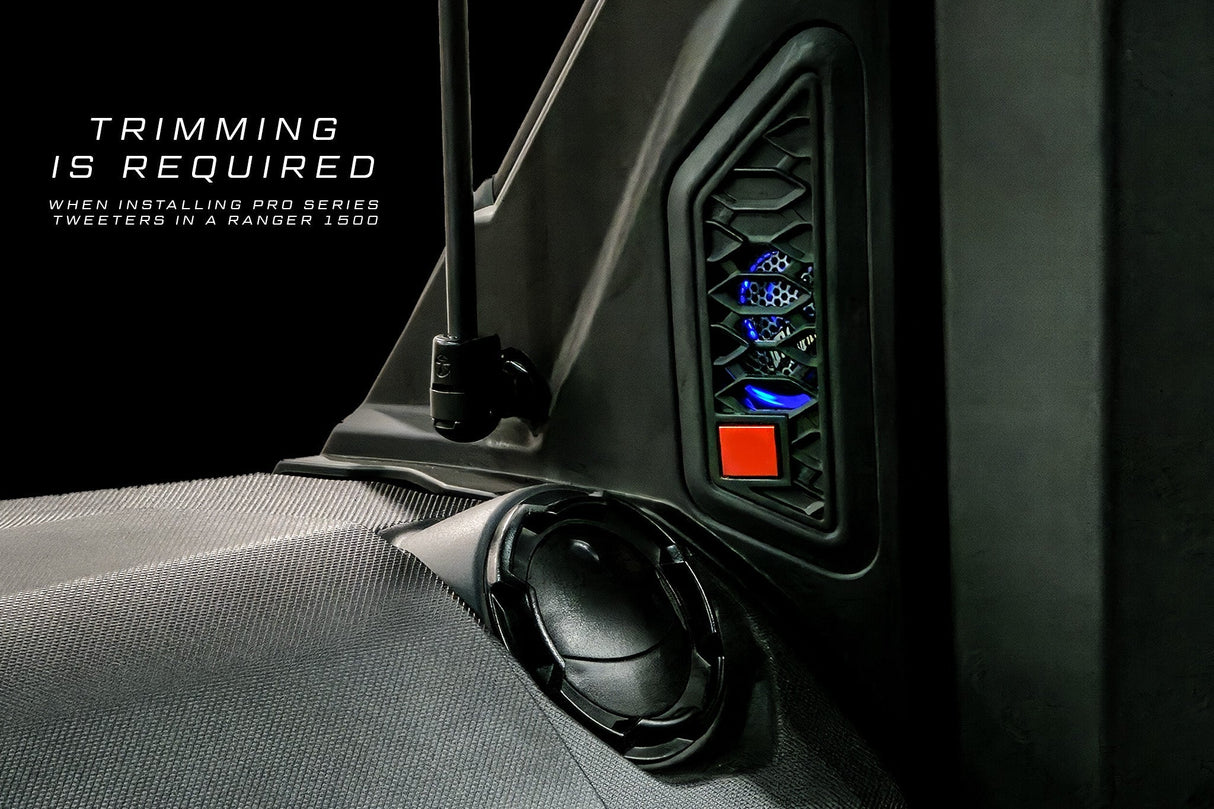 Pro Series 1" Tweeter w/ Built In RGB LED (Pair) | UTVS-PTW Polaris Xpedition UTV Stereo