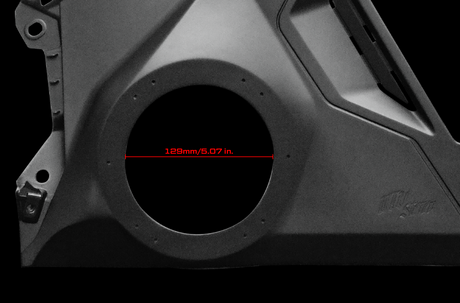 Can-Am® Maverick R 6.5" Dash Panel Speaker Mounts | UTVS-R-DP65 UTV Stereo