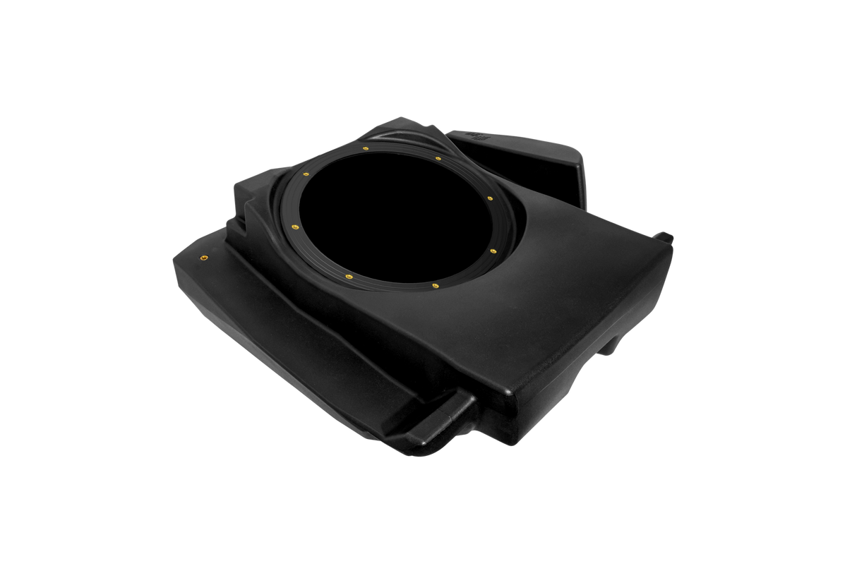 Can-Am® Maverick R 10" Front Passenger Subwoofer Enclosure (4-SEAT MODELS) – Unloaded | UTVS-R-ENC-PASS-4F UTV Stereo