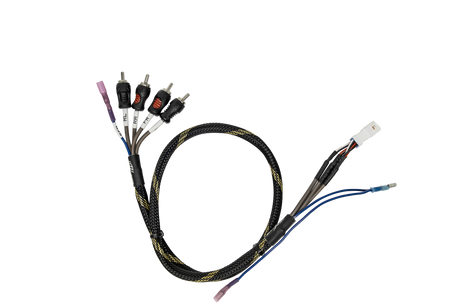 Can-Am® Maverick R BRP GO Front & Rear RCA Output Harness + Remote | UTVS-R-GO-RCA-OUT UTV Stereo