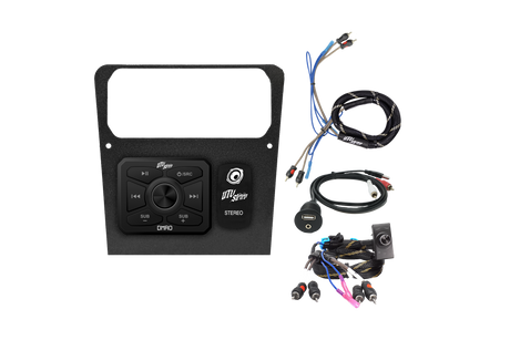 Maverick R Head Unit Mount Kit w/ Bass Knob | UTVS-R-HUMT-KIT-BASS-KNOB UTV Stereo