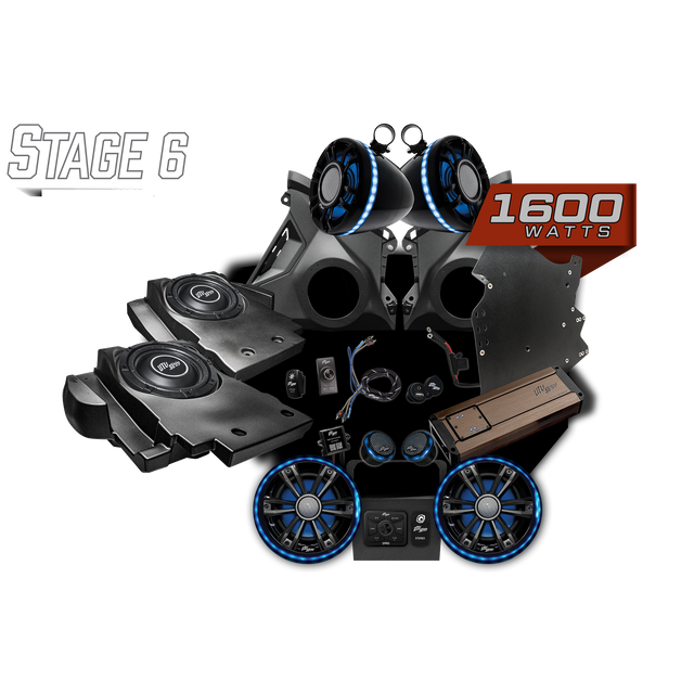 Can-Am® Maverick R Elite Series Stage 6 Stereo Kit | UTVS-R-S6-E UTV Stereo