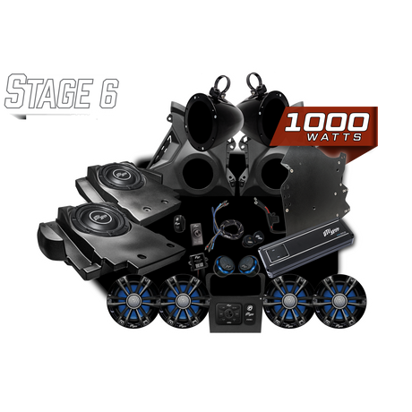 Can-Am® Maverick R Signature Series Stage 6 Stereo Kit | UTVS-R-S6-S UTV Stereo