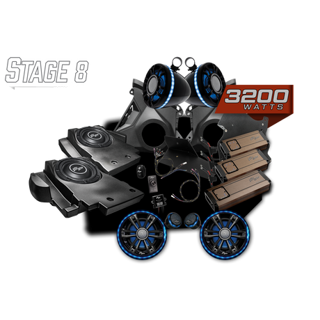 Can-Am® Maverick R BRP GO! Elite Series Stage 8 Stereo Kit | UTVS-R-S8-E-GO UTV Stereo