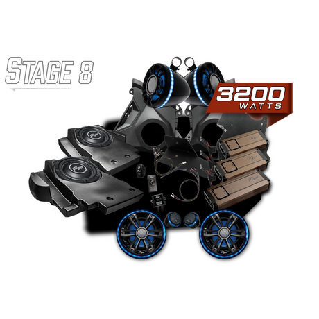 Can-Am® Maverick R BRP GO! Elite Series Stage 8 Stereo Kit | UTVS-R-S8-E-GO UTV Stereo