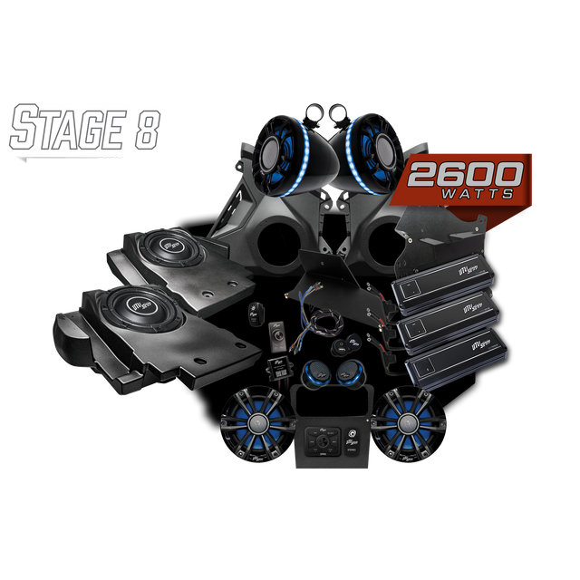 Can-Am® Maverick R Signature Series Stage 8 Stereo Kit | UTVS-R-S8-S UTV Stereo