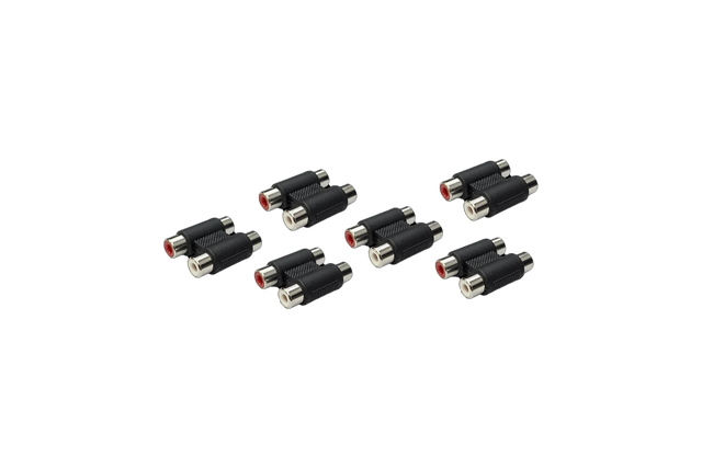 UTV Stereo RCA Barrel Connectors Female (6-Pack) | UTVS-RCA-BARREL-3 UTV Stereo