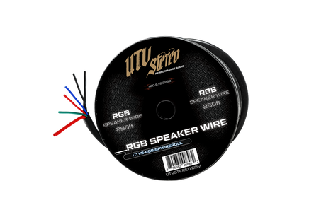 6 Conductor RGB Speaker Wire - 50' | UTVS-RGB-SPWIRE-50 UTV Stereo