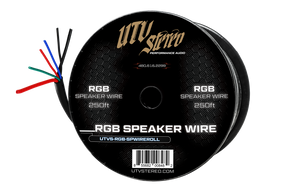 6 Conductor RGB Speaker Wire - 50' | UTVS-RGB-SPWIRE-50 UTV Stereo