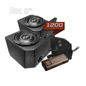 Polaris® Ranger 1200W Dual 10" Subwoofer Kit | UTVS-RNG-SUB-1200-2 UTV Stereo