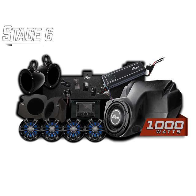 RZR® Signature Series Stage 6 Stereo Kit | UTVS-RZR-S6-S UTV Stereo