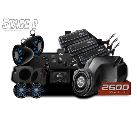 RZR® Signature Series Stage 8 Stereo Kit | UTVS-RZR-S8-S UTV Stereo