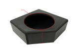 '17+ Can-Am® X3 Rear Low-Profile Driver Side 10” Subwoofer Enclosure – Unloaded | UTVS-X3-ENC-LP-RDRIVER UTV Stereo