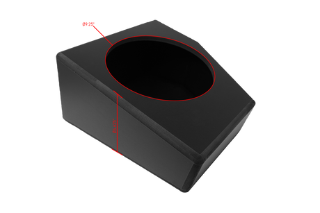 Can-Am X3 Up-Fire Front Passenger Side 10" Sub Box Enclosure – Unloaded | UTVS-X3-ENC-UF-FPASS UTV Stereo